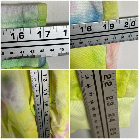 NEW Alice + Olivia French Terry Joggers Beach Tie‎ Dye High Rise Size XL Pants - Picture 12 of 13